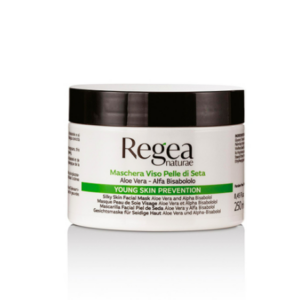 maschera pelle di seta