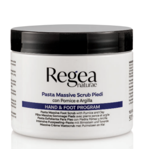 Pasta massive scrub piedi con pomice e argilla